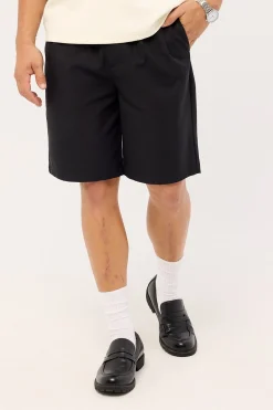 Jaxon Baggy Tailored Short Black