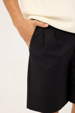 Jaxon Baggy Tailored Short Black