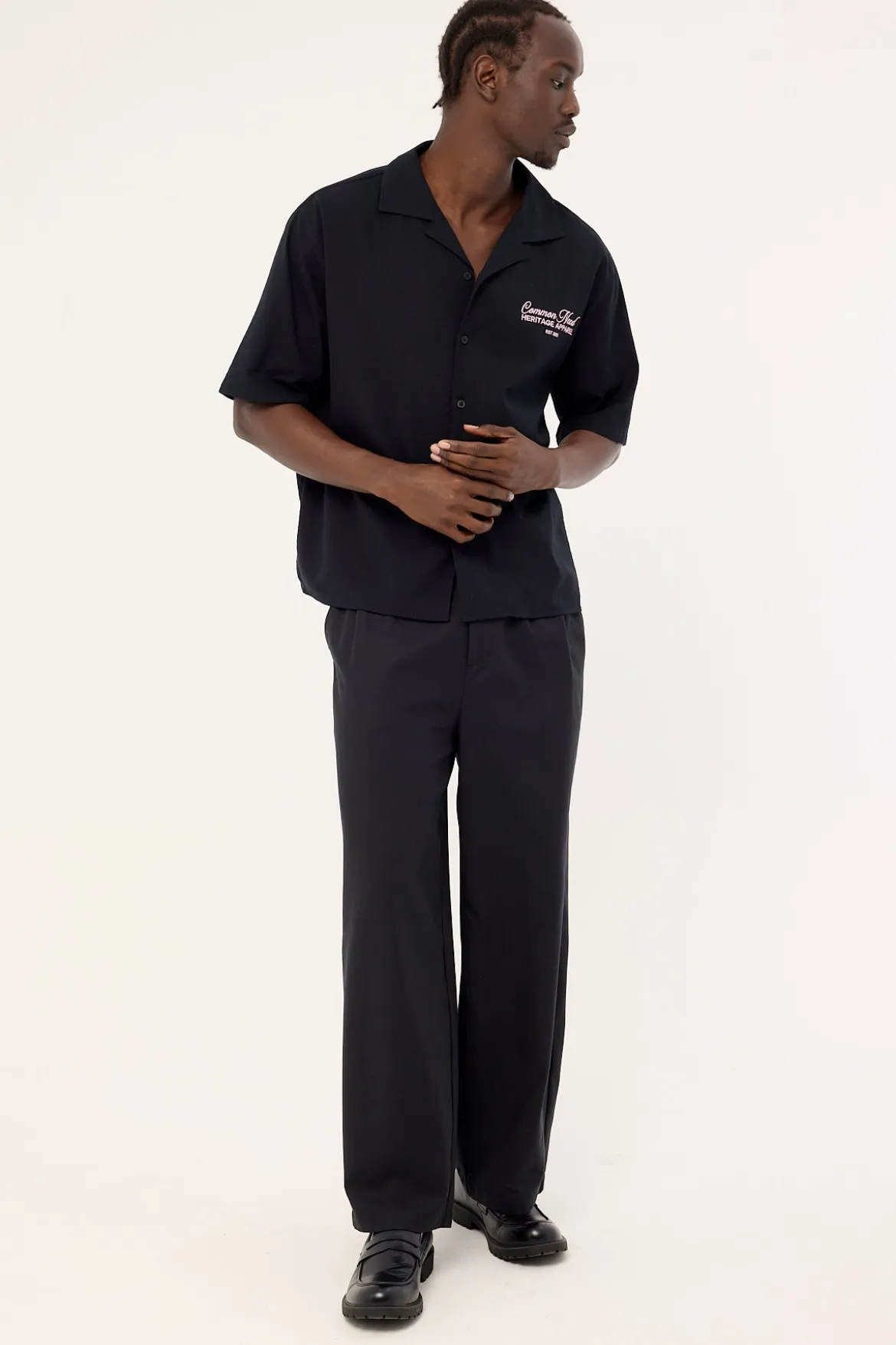 Jaxon Baggy Tailored Trouser Black