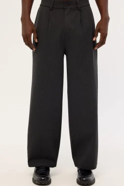 Jaxon Baggy Tailored Trouser Dark Grey