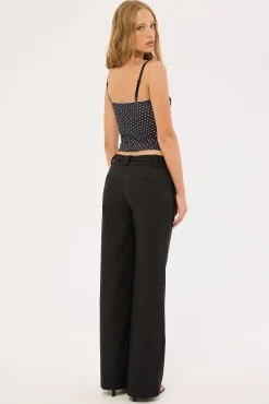 Jet Class Mid Rise Pants Black