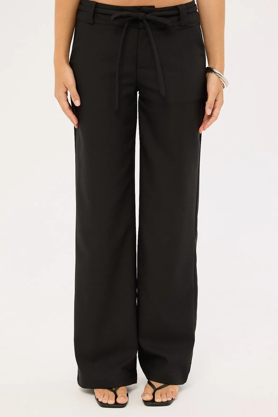 Jet Class Mid Rise Pants Black