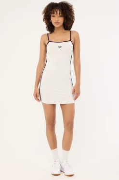 Jetlag Jersey Mini Dress Ecru Marle