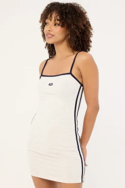 Jetlag Jersey Mini Dress Ecru Marle
