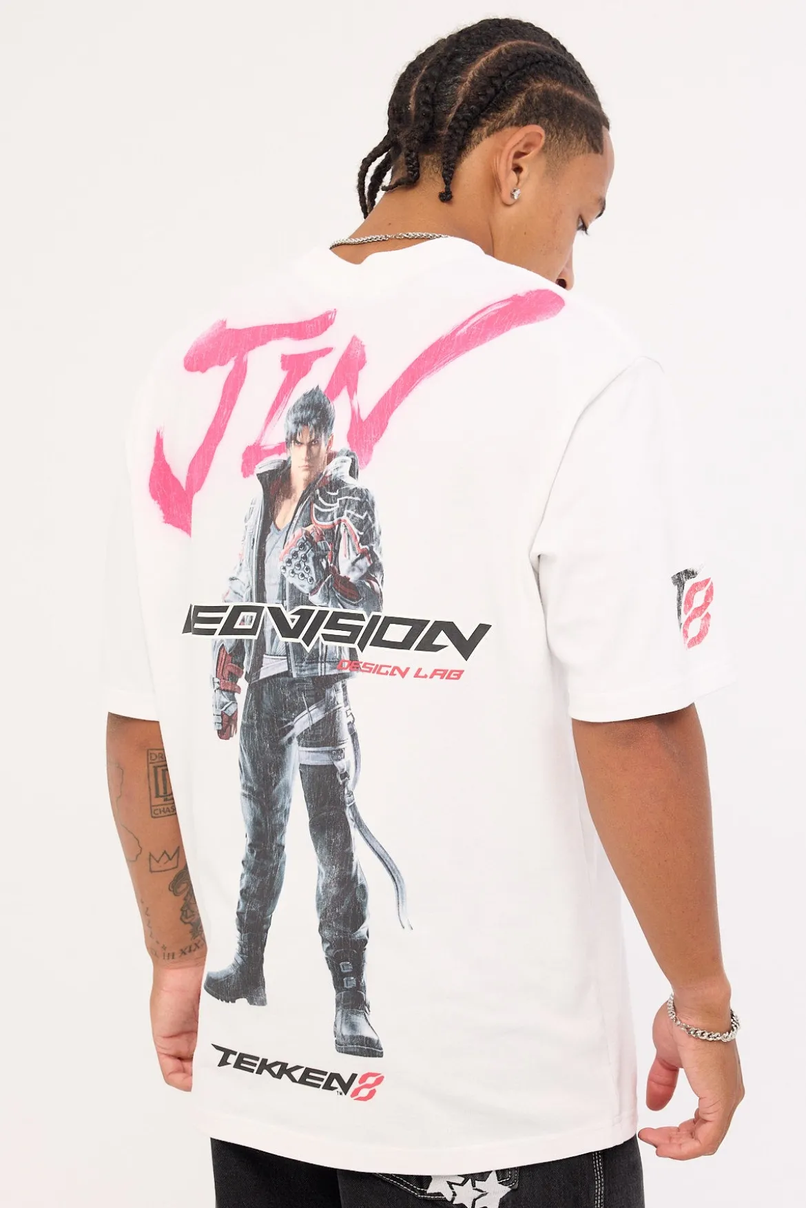 Jin Graffiti Street Super Heavy Tee White