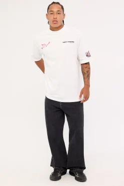Jin Graffiti Street Super Heavy Tee White
