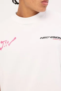 Jin Graffiti Street Super Heavy Tee White