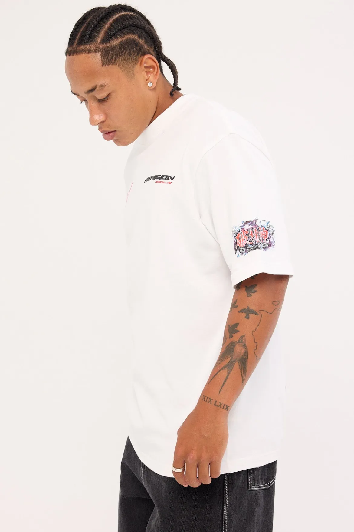 Jin Graffiti Street Super Heavy Tee White