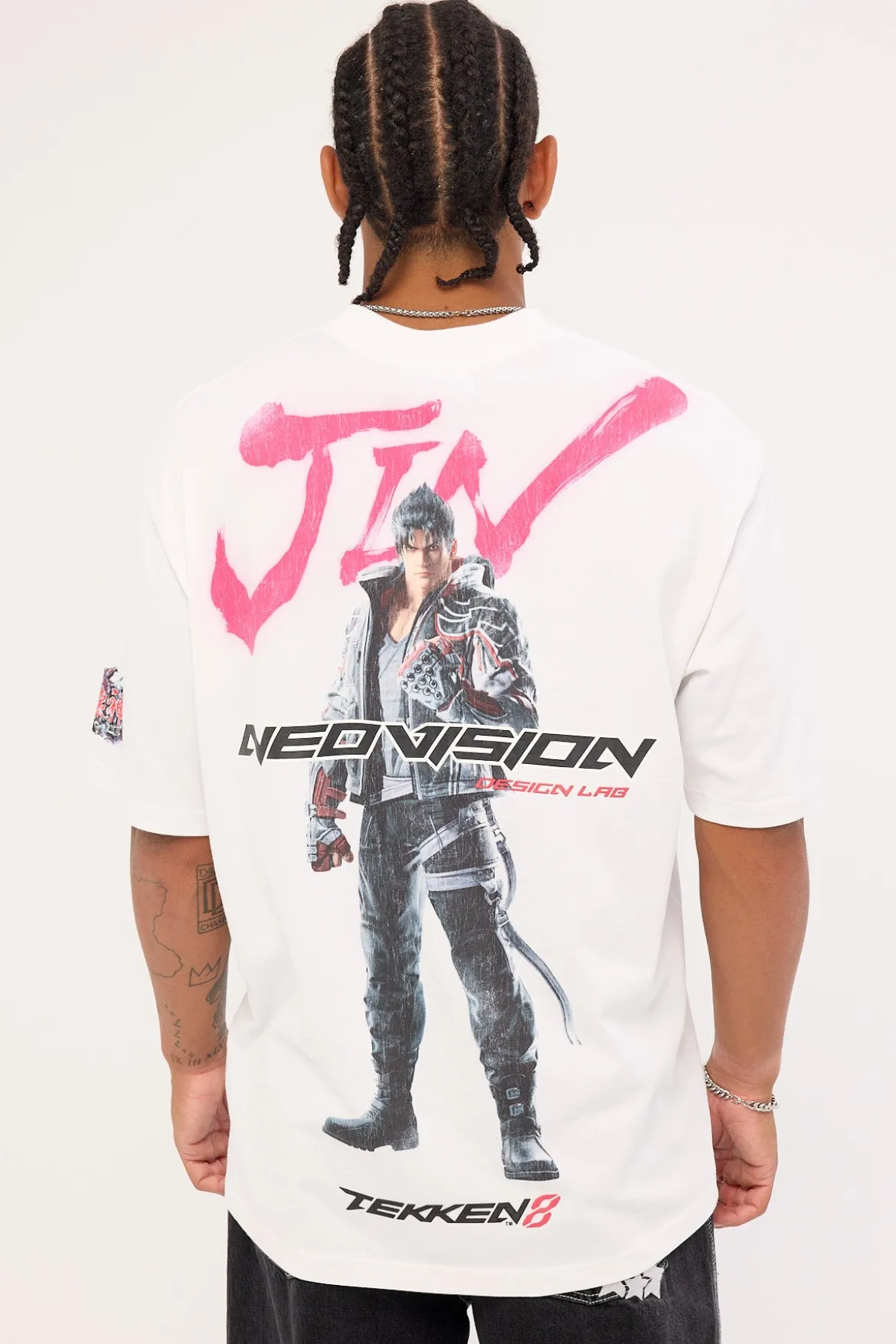Jin Graffiti Street Super Heavy Tee White