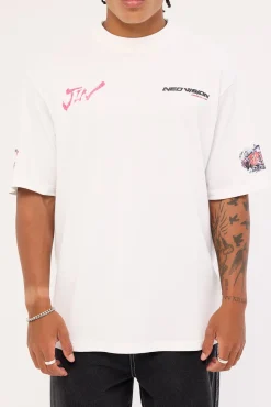 Jin Graffiti Street Super Heavy Tee White
