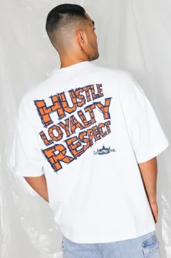 John Cena Hustle Boxy Tee Vintage White