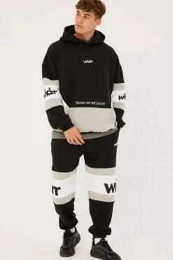 Junction B. Trackpant Black