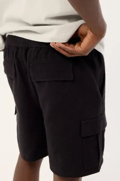 Jungle Relaxed Cargo Short Black