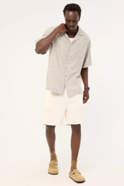 Jungle Relaxed Cargo Short White