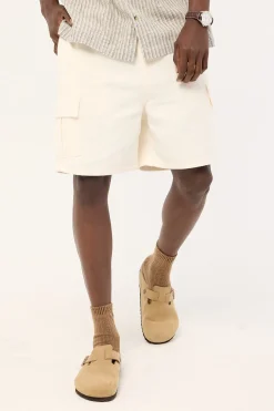 Jungle Relaxed Cargo Short White