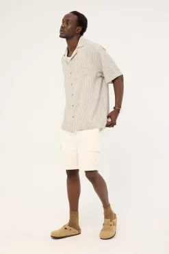 Jungle Relaxed Cargo Short White
