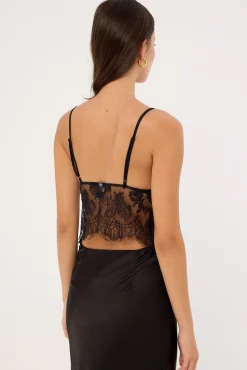 Kaika Top Lace Black