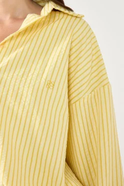 Kaili Stripe Shirt Lemon Stripe