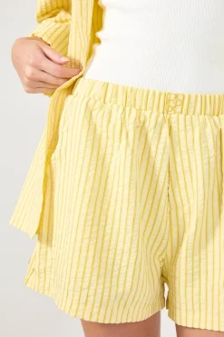 Kaili Stripe Short Lemon Stripe