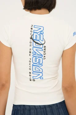 Kamen Baby Tee White / Blue