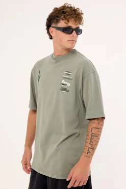 Kamen Oversize Super Heavy Tee Washed Basil