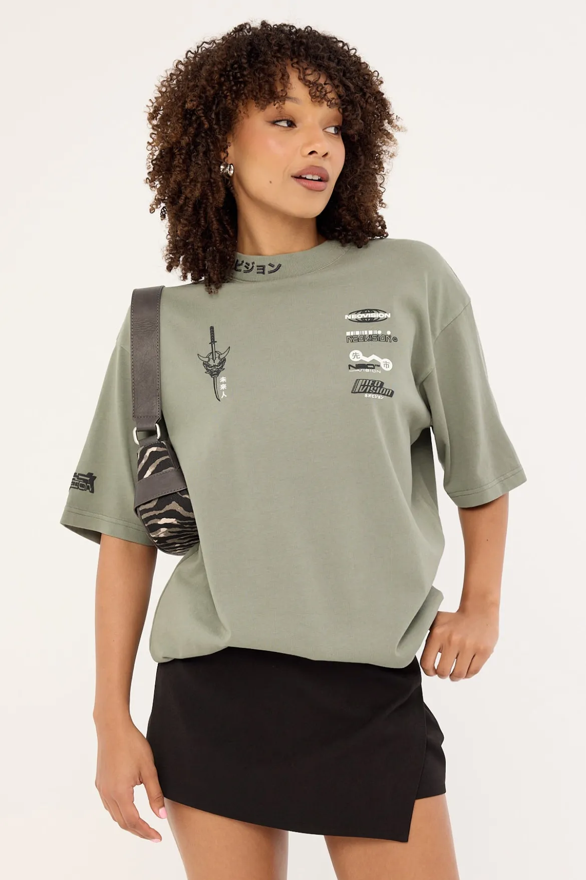 Kamen Oversize Super Heavy Tee Washed Basil