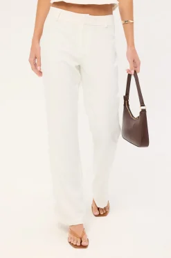 Karmi Low Rise Bootcut Pant White