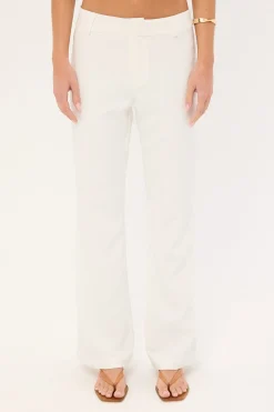 Karmi Low Rise Bootcut Pant White