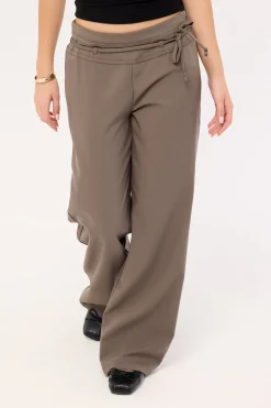 Kasey Low Rise Pant Grey