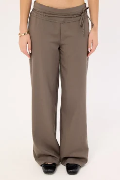 Kasey Low Rise Pant Grey