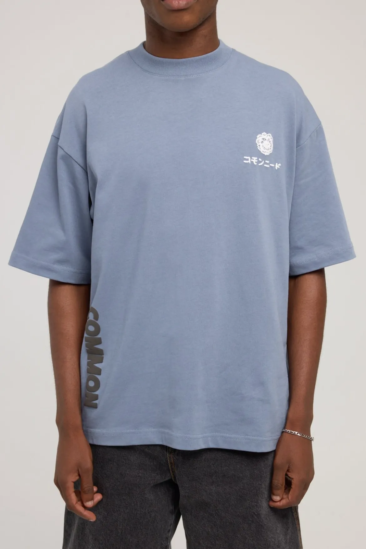 Kawa Heavyweight Easy Tee Dusty Blue