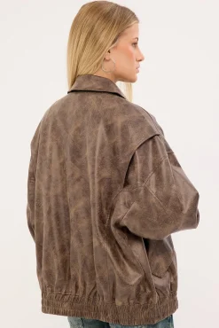 Kenny Bomber Brown Vintage