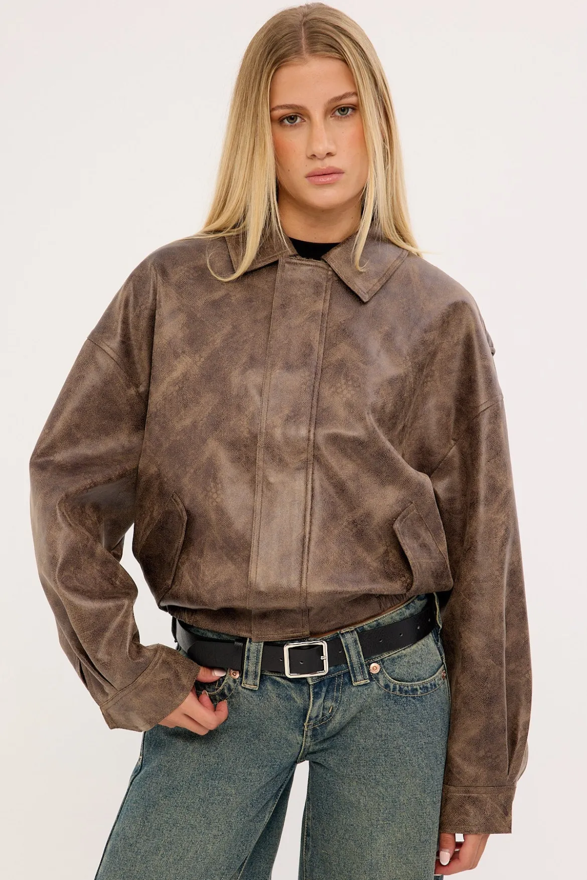 Kenny Bomber Brown Vintage