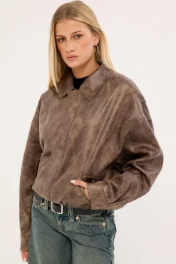 Kenny Bomber Brown Vintage