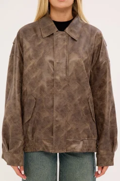 Kenny Bomber Brown Vintage