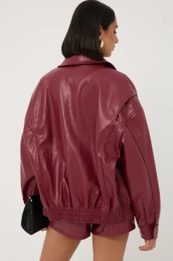 Kenny Bomber Burgundy