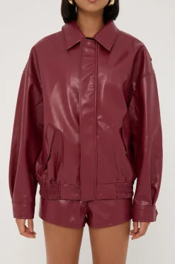 Kenny Bomber Burgundy