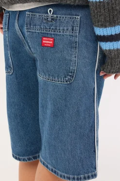Kick Off Big Baggy Short Steady Mid Blue
