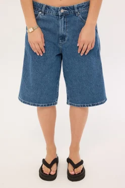 Kick Off Big Baggy Short Steady Mid Blue