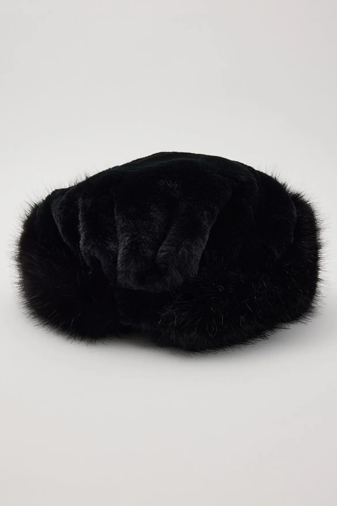 Kiki Faux Fur Hat Black
