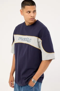 Kinetic Heavy Tee Navy Blue