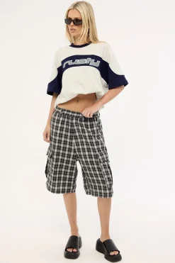Kinetic Oversize Tee Ecru Marle
