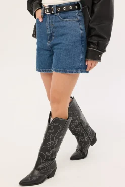 Koko Short Vintage Rinse Blue