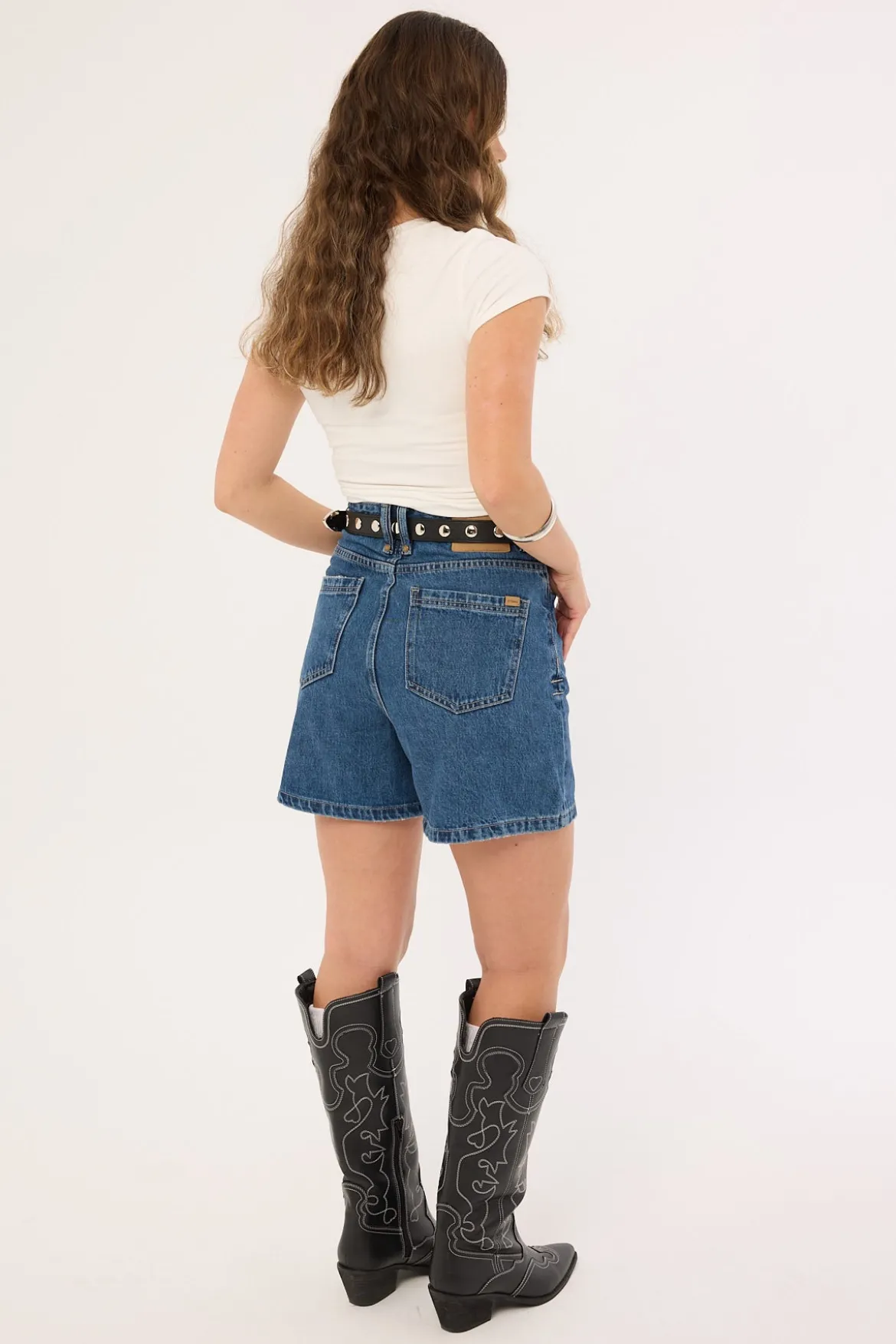 Koko Short Vintage Rinse Blue