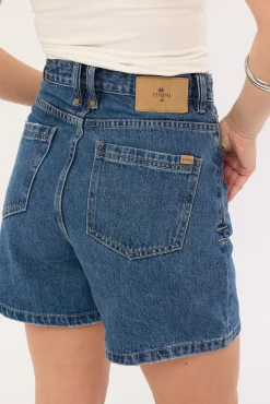 Koko Short Vintage Rinse Blue