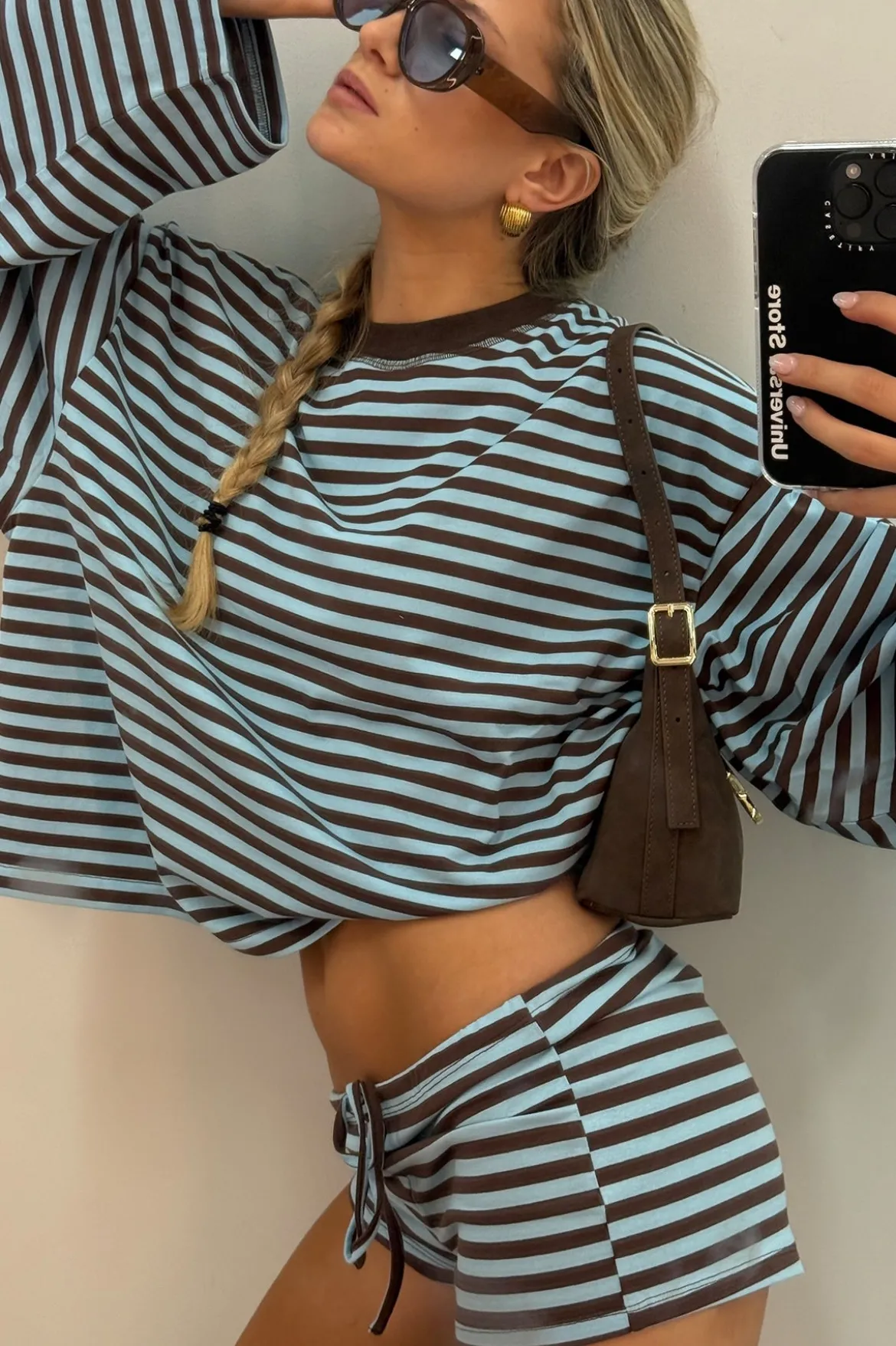 Kourt Bloomer Chocolate Sea Stripe