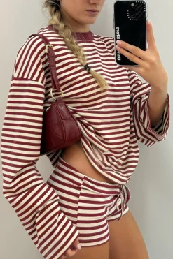 Kourt Bloomer Wine Stripe