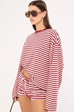 Kourt Bloomer Wine Stripe