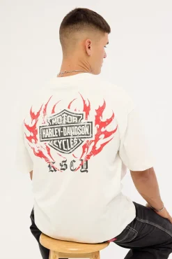 KSCY x Harley Davidson Cruiser Street Tee Natural White