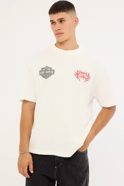 KSCY x Harley Davidson Cruiser Street Tee Natural White